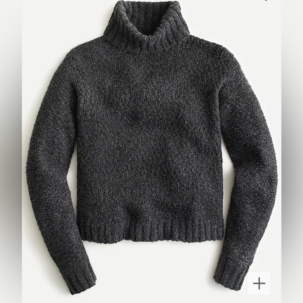 J. Crew swingy alpaca merino wool blend turtleneck sweater